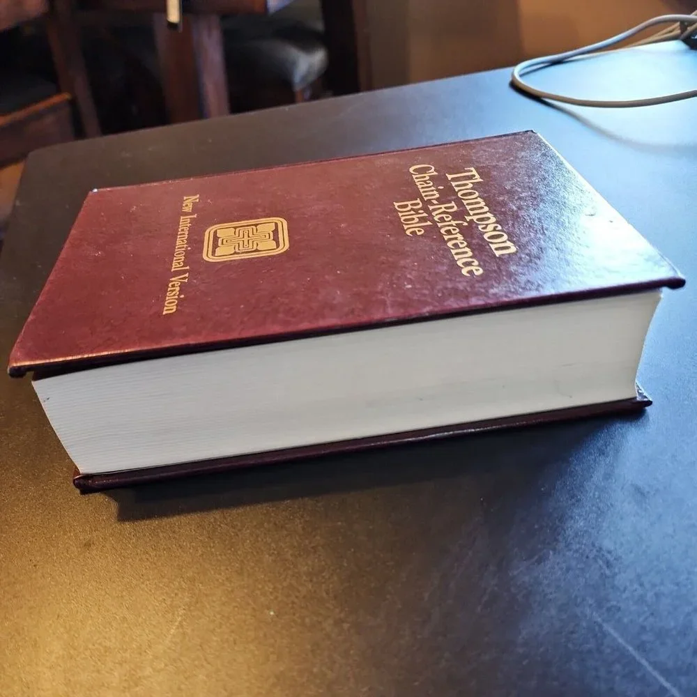 Thompson Chain Reference Bible NIV Red Letter Edition Kirkbride Hardcover 1990 - Picture 8 of 12